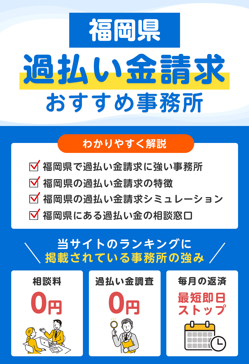 福岡県で過払い金請求に強いおすすめ事務所ランキング【2025年】