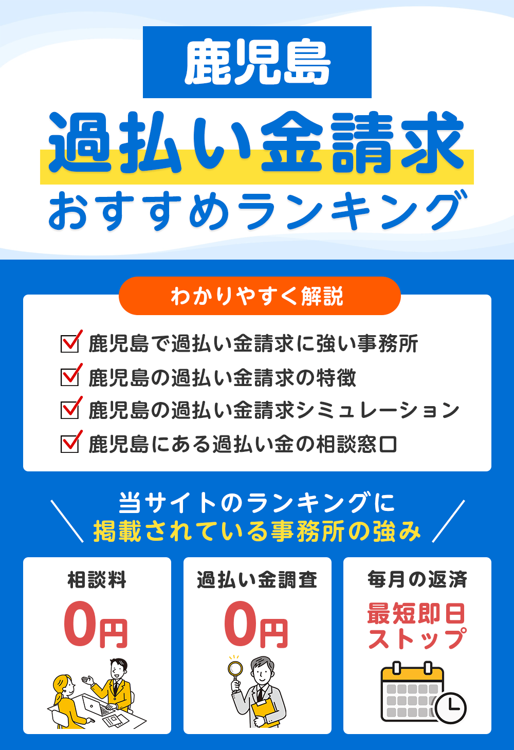 鹿児島県で過払い金請求に強いおすすめ事務所ランキング【2026年最新】