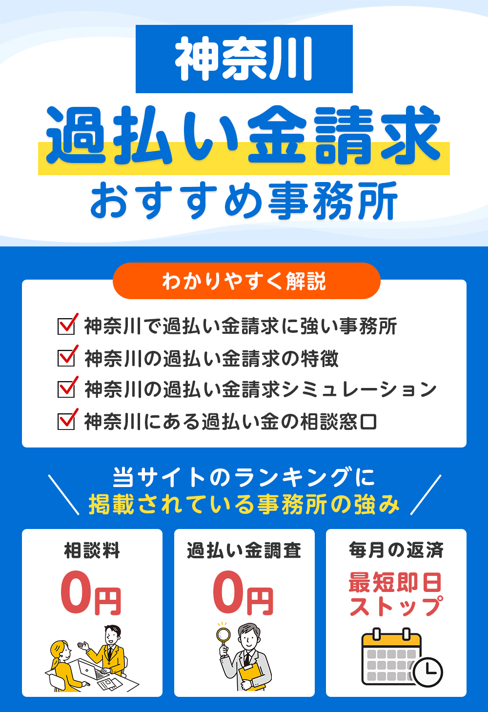 神奈川県で過払い金請求に強いおすすめ事務所ランキング【2025年最新】