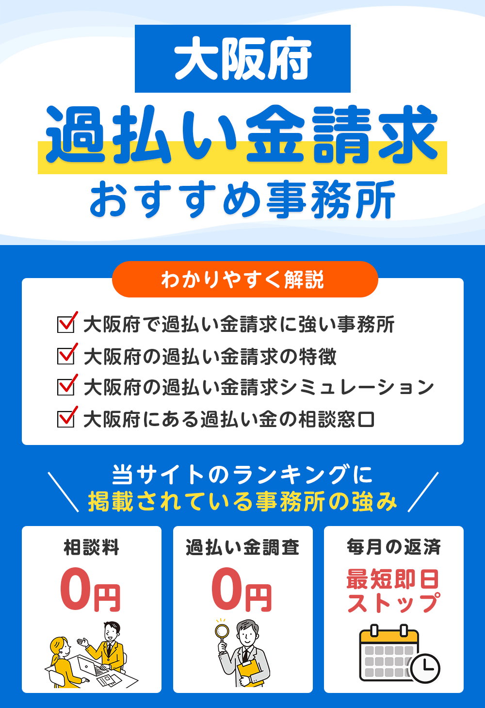 【2025年】大阪府で過払い金請求に強い司法書士・弁護士事務所のおすすめはどこ?
