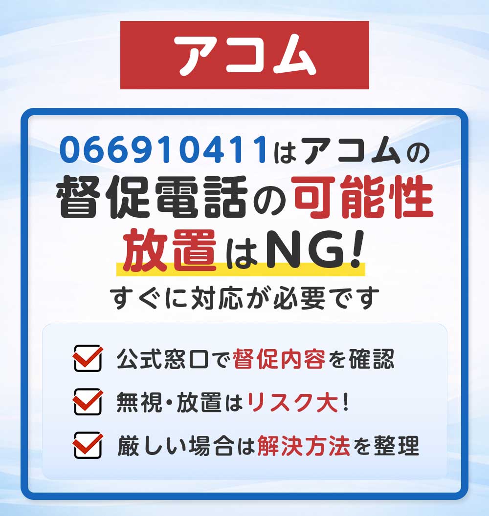 アコムの督促電話 完全ガイド