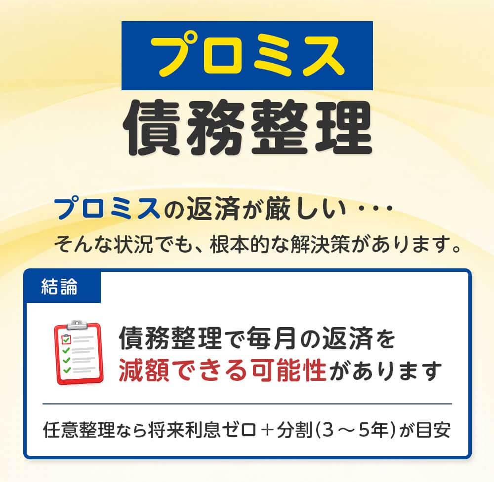 プロミスの債務整理 完全ガイド