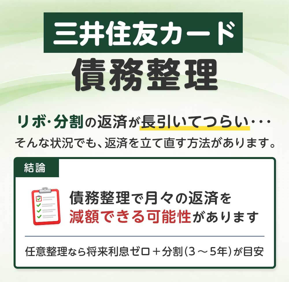 三井住友カードの債務整理 完全ガイド