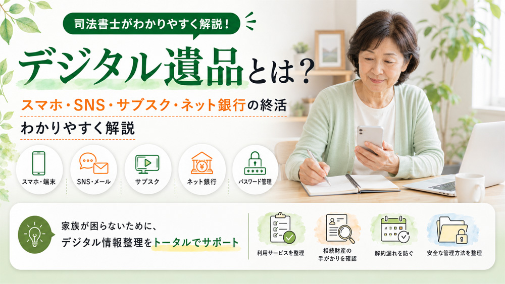デジタル遺品とは？