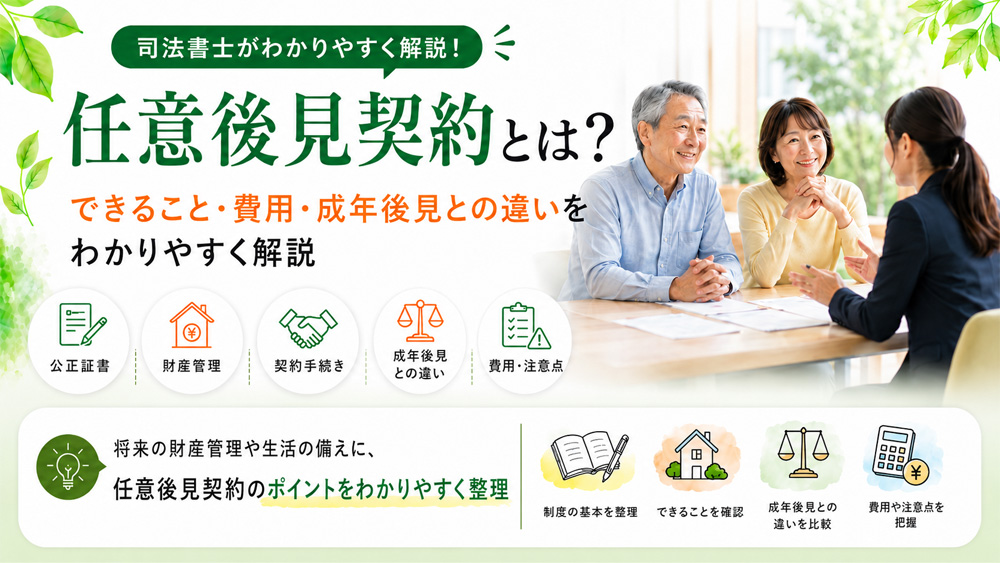 任意後見契約とは？