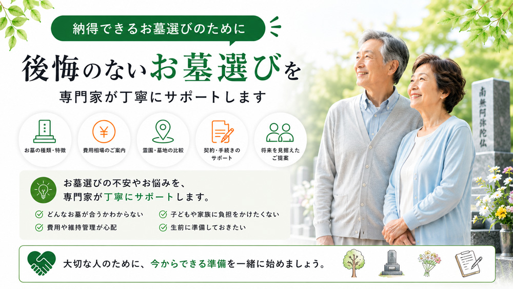 お墓の終活とは？