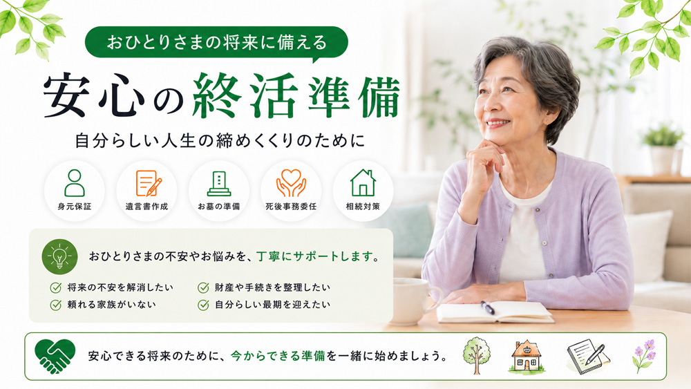おひとりさまの終活