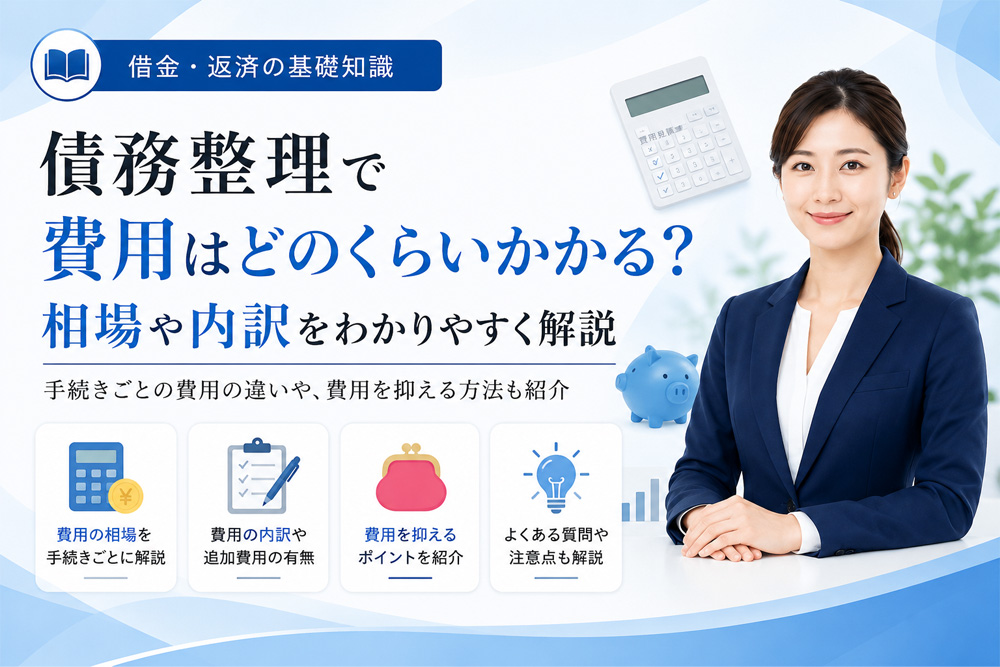 債務整理の費用相場はいくら？