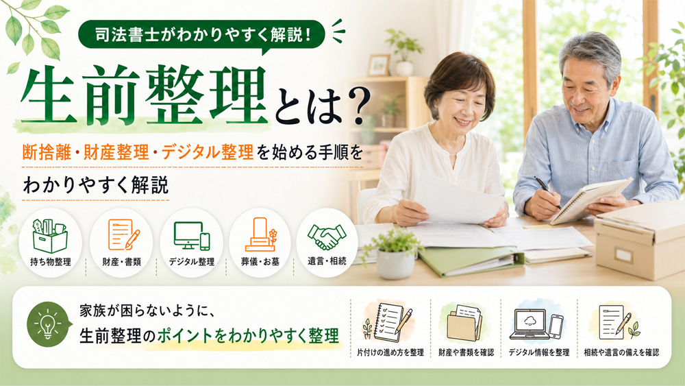 生前整理とは？