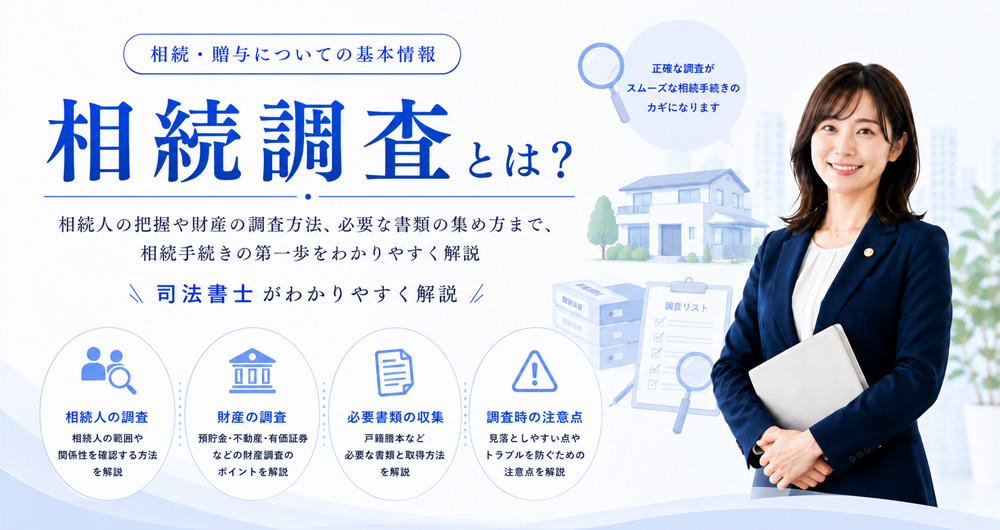 相続財産の調査方法とは？
