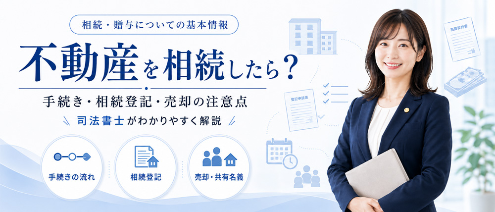 不動産を相続したら何をする？