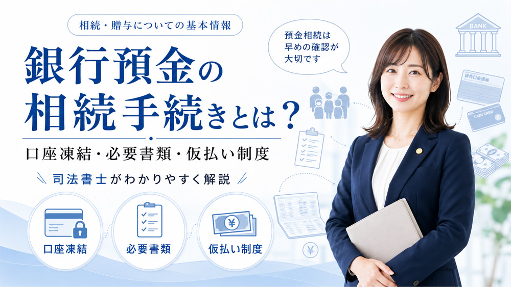 銀行預金の相続手続きとは？