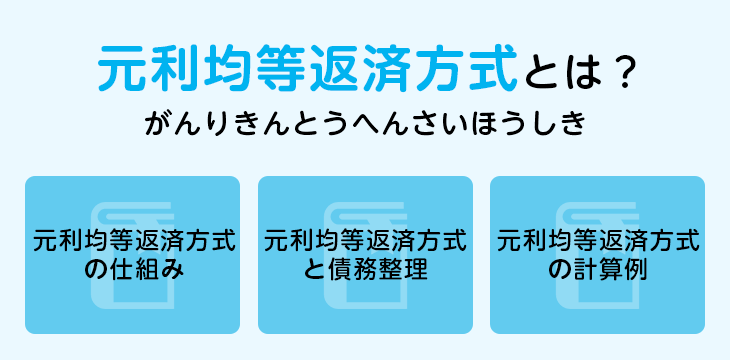 元利均等返済方式とは?