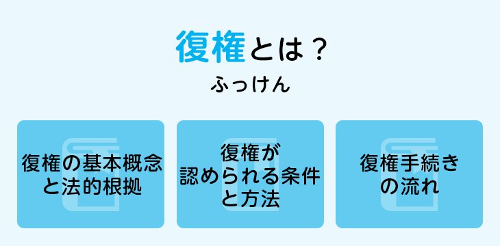 復権とは?