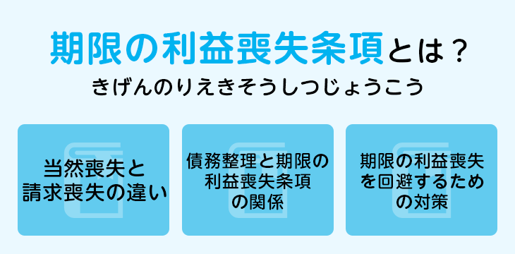 期限の利益喪失条項とは?