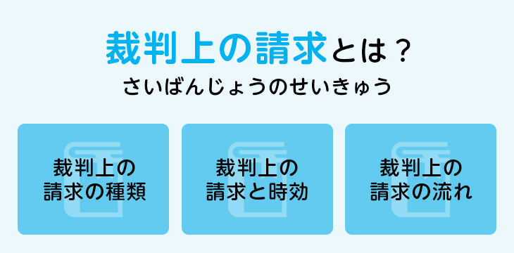 裁判上の請求とは?