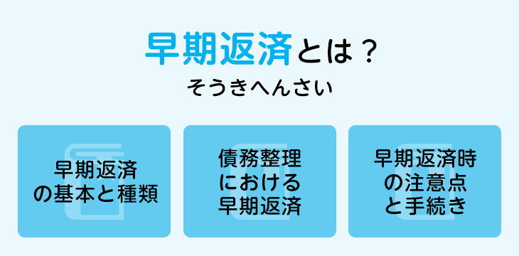 早期返済とは？