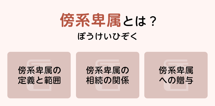 傍系卑属とは?