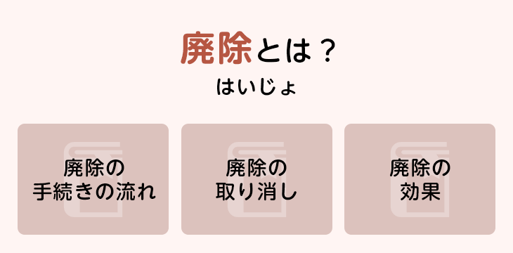 廃除とは?