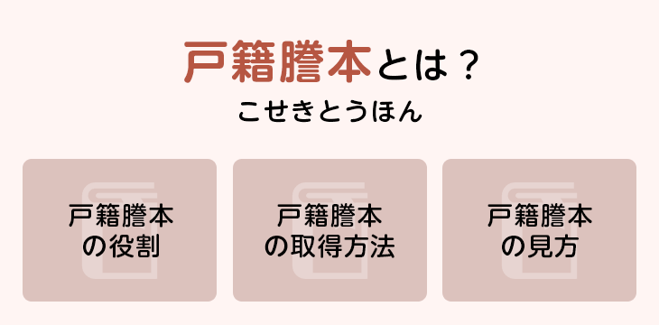 戸籍謄本とは?
