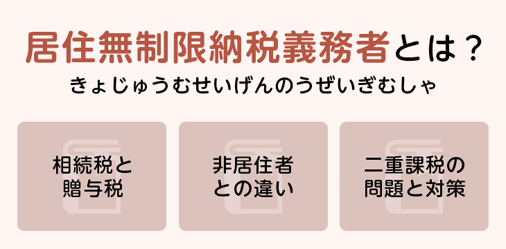 居住無制限納税義務者とは?