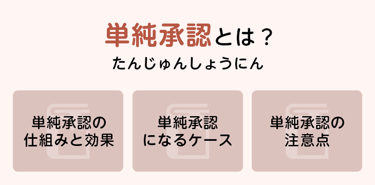 単純承認とは?